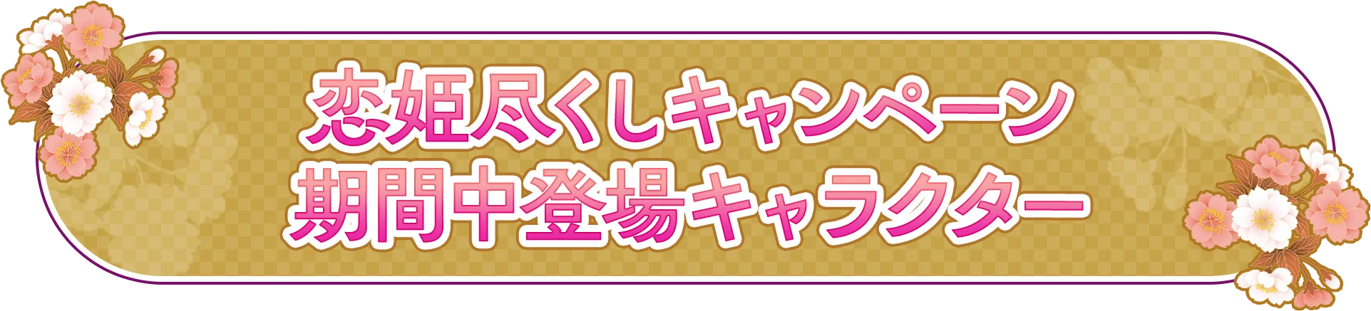恋姫尽くしキャンペーン期間中登場キャラクター